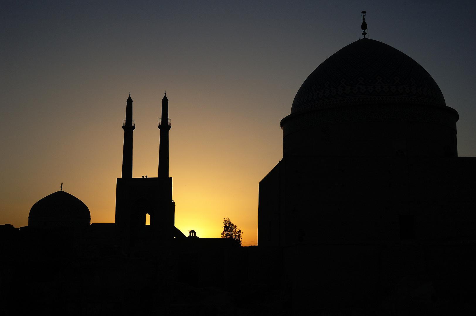 Sunset on Yazd