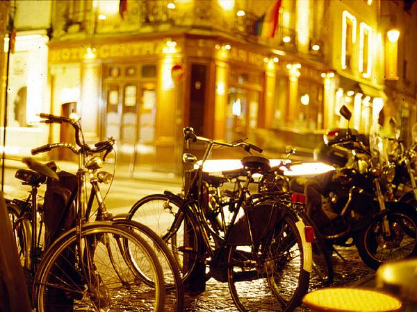 Paris Street at Night